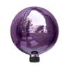 Alpine Corporation 10" Diameter Indoor Outdoor Glass Gazing Globe Garden Decor, Purple view 1