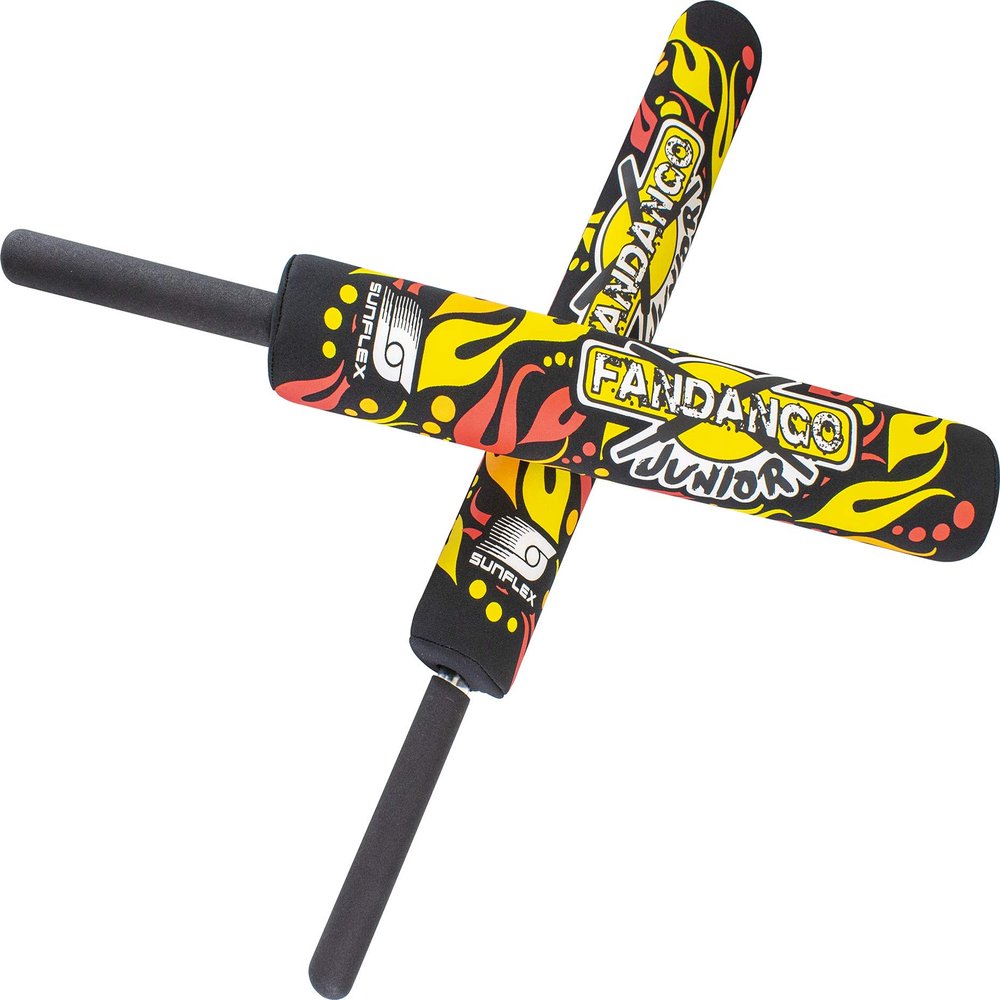 Fandango Striker Sticks - Foam Sparring Sticks for Athletic Training Workout and Recreational Use - Outdoor Sports Activity Game - Set of Two with Storage Drawstring Bag Included