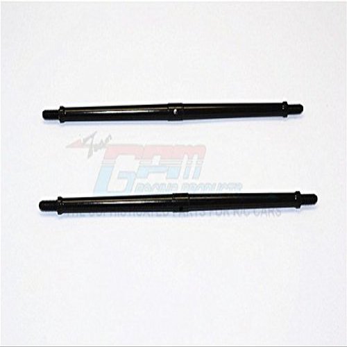 Aluminum 4mm Clockwise And Anticlockwise Turnbuckles (Total Length 147.5mm - Both Side Thread 10mm) - 1Pr Black