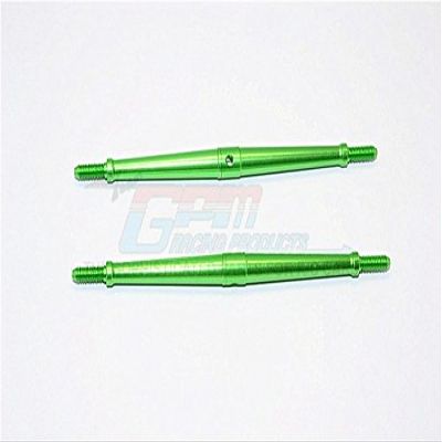 Aluminum 4mm Clockwise And Anticlockwise Turnbuckles (Total Length 115.5mm - Both Side Thread 12mm) - 1Pr Green