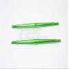 Aluminum 4mm Clockwise And Anticlockwise Turnbuckles (Total Length 115.5mm - Both Side Thread 12mm) - 1Pr Green view 1
