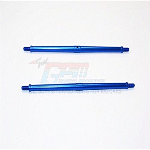 Aluminum 4mm Clockwise And Anticlockwise Turnbuckles (Total Length 147.5mm - Both Side Thread 10mm) - 1Pr Blue