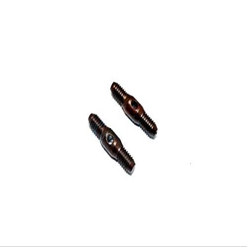Spring Steel 4mm Clockwise And Anticlockwise Turnbuckles (Total Length 20mm - Both Side Thread 6.5mm, Body 7mm) - 1Pr