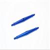 Aluminum 4mm Clockwise And Anticlockwise Turnbuckles (Total Length 85.5mm - Both Side Thread 8.5mm) - 1Pr Blue view 1