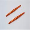 Aluminum 5mm Clockwise And Anticlockwise Turnbuckles (Total Length 87mm - Both Side Thread 10mm) - 1Pr Orange view 1