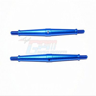 Aluminum 4mm Clockwise And Anticlockwise Turnbuckles (Total Length 115.5mm - Both Side Thread 12mm) - 1Pr Blue