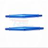 Aluminum 4mm Clockwise And Anticlockwise Turnbuckles (Total Length 115.5mm - Both Side Thread 12mm) - 1Pr Blue view 1