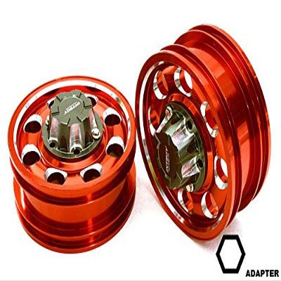 Integy Billet Machined Alloy Front Wheel for Hex Type 1/14 Scale Trucks