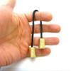 BEGLERI SIX2FIVE - BRASS - HAND MACHINED EDC GREEK WORRY FIDGET BEADS - MADE IN THE USA view 3