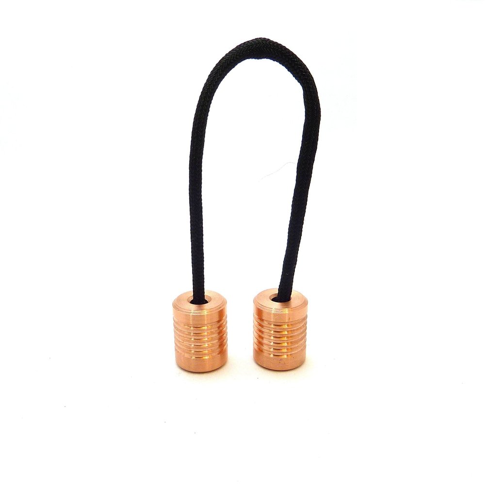 BEGLERI SIX2FIVE - COPPER - HAND MACHINED EDC GREEK WORRY FIDGET BEADS - MADE IN THE USA - GIFTS FOR MEN