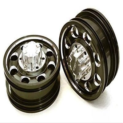 Integy Billet Machined Alloy Front Wheel for Hex Type 1/14 Scale Trucks