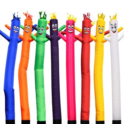 Sky Dancers Inflatable Tube Attachment- 20 Feet Tall Wacky Inflatable Tube Guy (Blower Not Included) - Red