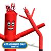 Sky Dancers Inflatable Tube Attachment- 20 Feet Tall Wacky Inflatable Tube Guy (Blower Not Included) - Red view 2