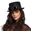 Boland 54500 Steampunk Hat with Goggles Black view 2