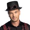 Boland 54500 Steampunk Hat with Goggles Black view 3