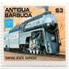 Antigua & Barbuda Postage Stamp Set 1986 Train Railway Issue Ameripex 86 Scott #944-947 view 3