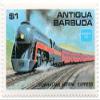 Antigua & Barbuda Postage Stamp Set 1986 Train Railway Issue Ameripex 86 Scott #944-947 view 4