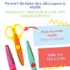 Aladine - Colors Cut Cranteurs - Set of 3 Cranteurs Scissors - Creative Leisure for Children - Ergonomics and Safety - from 5 Years Old view 4