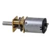 CNBTR 12mm Silver GA12-N20 15RPM Miniature Metal Electric 3V DC Gear Motor Gearwheel with 10mm Output Shaft Set of 5 view 3
