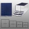 Prophila Coin Box Gray 45 Angular compartments in 3 Different Sizes, Blue Insert view 2