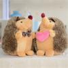 A-cool 1Pair of 7" Hedgehog Couple Plush Stuffed Dolls Animal PlushToys view 1