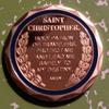 Saint Christopher Protect Us Religious Challenge Art Coin view 2