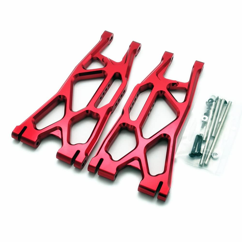 Aluminum Alloy Lower Arms - 1PR for Traxxas X-MAXX XMAXX 7730 7731 Red