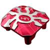 Hot Racing SCXT12CP02 Aluminum Ar44 Axle Diff Spider Cover (Red) - Axial Scx 2 view 1