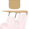 Foundations Gaggle 4 Buggy Fabric Canopy, UV & Rain Protection, Extends Over Front Seat for Full Protection of All Riders, Steel Pipe Frame for Durability (Tan) view 1