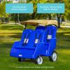 Foundations Gaggle 4 Buggy Fabric Canopy, UV & Rain Protection, Extends Over Front Seat for Full Protection of All Riders, Steel Pipe Frame for Durability (Tan) view 4