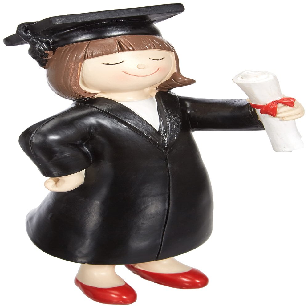 Mopec Girl Graduation Cake Figure 16.5cm