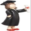 Mopec Girl Graduation Cake Figure 16.5cm view 2