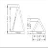 2 Pc Kaleidoscope Set 6 Inch 1/8 Inch for 6 Inch Finished Square Window Frame Style view 3