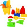 Liberty Imports 15-Piece Sand Castle Building Kit - Ultimate Beach Toy Set with Large Bucket, Rake, Shovels, Molds, and More - Ideal for Kids' Sand Play, Beach Fun, and Outdoor Activities view 3