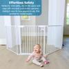 Cardinal Gates EX100 XpandaGate Expandable Baby Gate - Extra Wide Dog Gate - Adjustable Safety Gate for Kids & Pets - 30 to 90 Inches Wide - White view 3