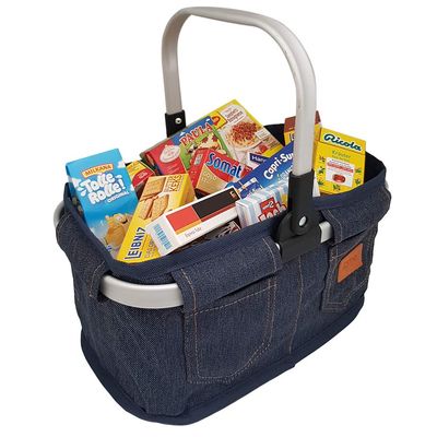 Tanner 40944 Carrying Basket in Jeans Look
