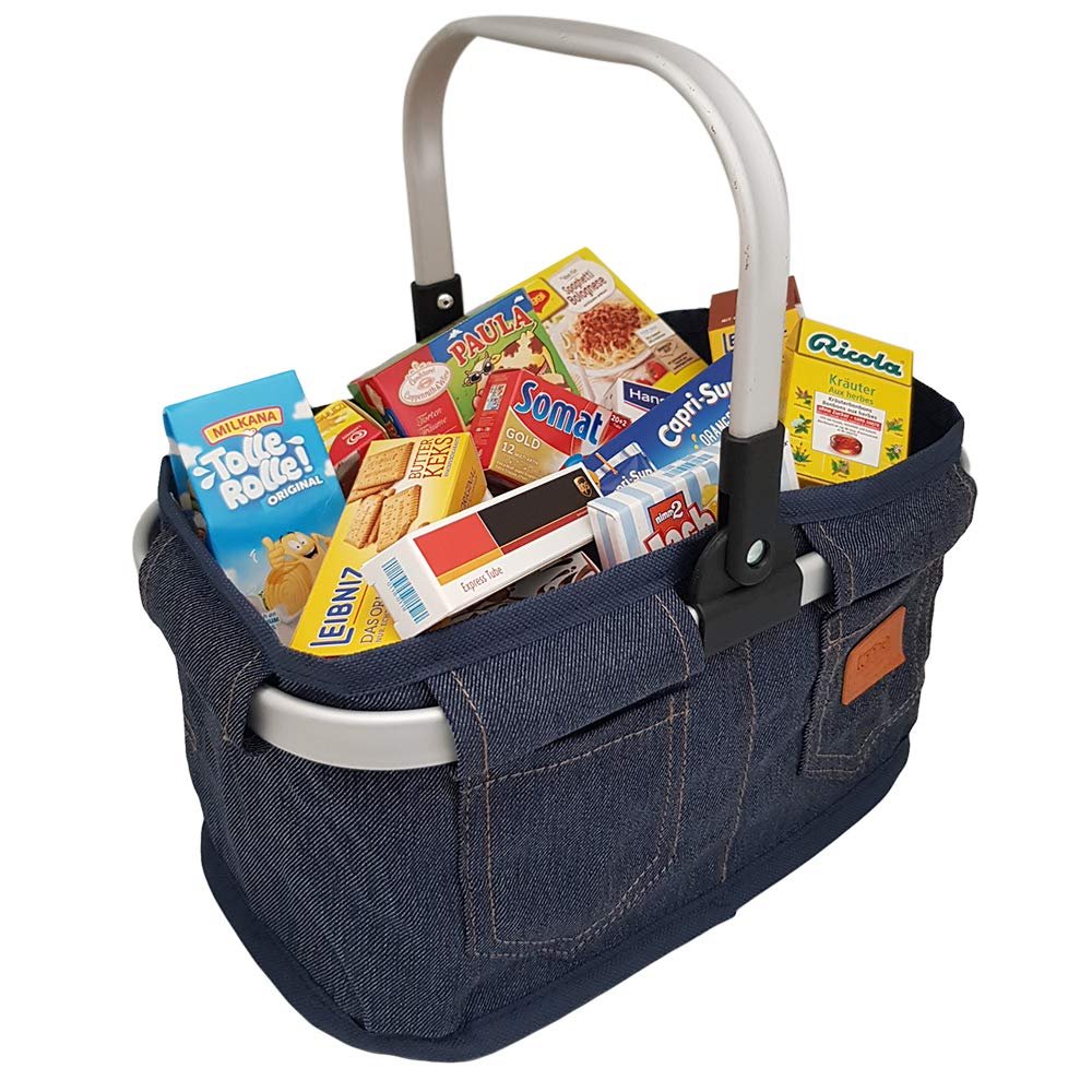 Tanner 40944 Carrying Basket in Jeans Look