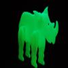 DIRECTGLOW LLC Glow in The Dark 3D Safari Animals (Rhino) view 2