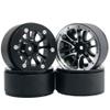 4PCS 1/10 RC Rock Crawler 1.9" Beadlock Alloy Spoke Wheels Rims for D90 Scx10 #1566 view 1