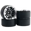 4PCS 1/10 RC Rock Crawler 1.9" Beadlock Alloy Spoke Wheels Rims for D90 Scx10 #1566 view 3