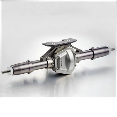 CNC Alloy Complete Silver Alloy Rear Axle Assembly for Axial SCX10 #1485