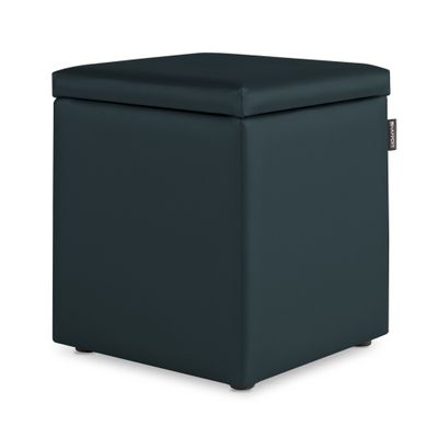(Anthracite) - Puff Cube Arcon Leatherette Indoor Happers (Different Colours) Unico Anthracite