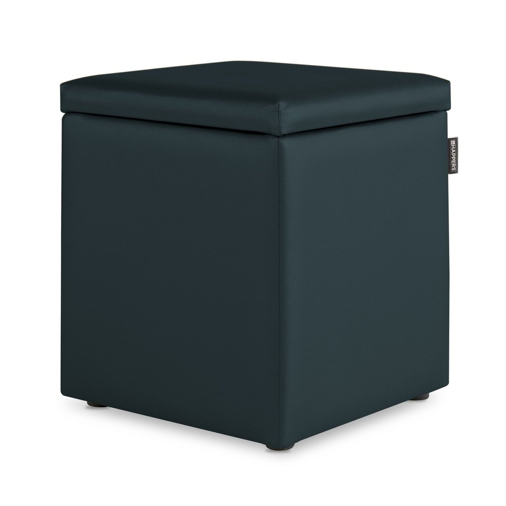 (Anthracite) - Puff Cube Arcon Leatherette Indoor Happers (Different Colours) Unico Anthracite