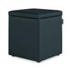 (Anthracite) - Puff Cube Arcon Leatherette Indoor Happers (Different Colours) Unico Anthracite view 1
