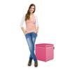 (Anthracite) - Puff Cube Arcon Leatherette Indoor Happers (Different Colours) Unico Anthracite view 2