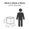 (Anthracite) - Puff Cube Arcon Leatherette Indoor Happers (Different Colours) Unico Anthracite view 3