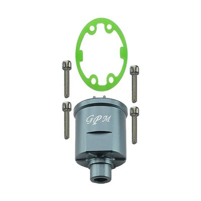 GPM For Traxxas XO-01 Supercar Upgrade Parts Aluminum Front Differential Case - 1Pc Set Gray Silver