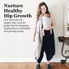 Vlokup Ring Sling Baby Carrier, Soft Linen Cotton Baby Sling Carrier Newborn to Toddler, Baby Wrap Carrier for Plus Size Parents, Perfect Shower Gift, Grey view 3