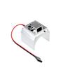 PowerHobby Aluminum Motor Heatsink + Cooling Fan For 1/8 Size Motors Fits : Castle Creations 2200kv + 2650KV Motors, Dynamite, Hpi, Novak, Trinity, Arrma Nero, Kraton, Fazon, Outcast, Tekin (Silver) view 1