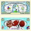 100 It's A Boy Million Dollar Baby Bills with Bonus Thanks a Million Gift Card Set view 1